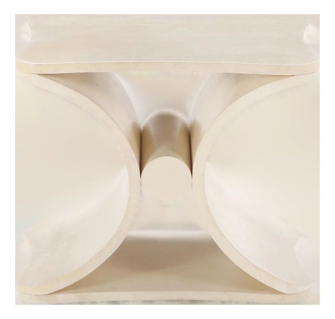 Jean-Michel Frank — A Parchment Covered Stool Or End Table — Furniture — resale