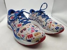 Asics-Gel-Cumulus 23-USA 4th July-Polar Shade/Ocean Shoes 2