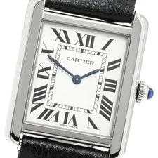Cartier — Cartier WSTA0030 Tank Solo SM Quartz Stainless Steel/leather F/S — Watch — resale