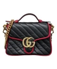 Gucci — Gucci GG Marmont Mini Top Handle 583571 #770 — Handbag — resale