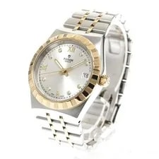 Tudor Royal 28403 34mm Ss/yg Automatic Silver Dial Date #C116 2