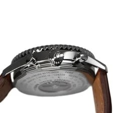 Breitling Navitimer () World Brown Leather Belt A242B26WBD Black 3