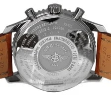 Breitling Navitimer () World Brown Leather Belt A242B26WBD Black 4