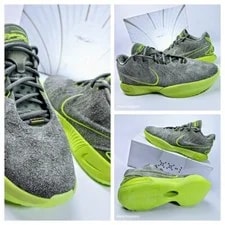 Nike Lebron 21 US 13 Oil Volt Air Basketball FV2345 302 New 4
