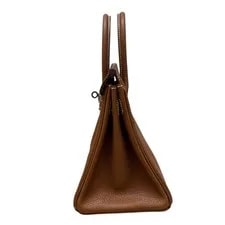 Hermes Birkin 25 K Stamp Fauve Barénia With Dust #OK099 2