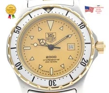 TAG Heuer — ▶️ [N ] TAG Heuer Professional 200M 974.015 30mmGold Dial Quartz Japan — Watch — resale