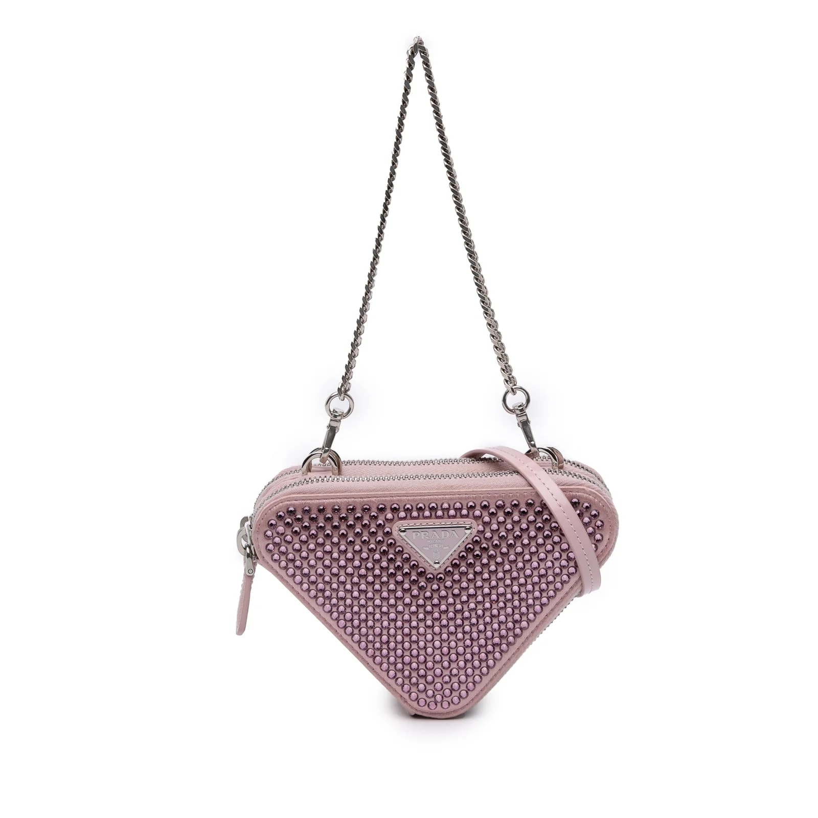 Prada — Mini Embellished and Triangle — Handbag — resale