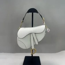 Auth Dior Saddle Crossbody Grained 3