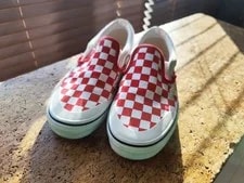 5.5US Vans Slip on Classic Slip-On Checkered Tag LTD Collection 2