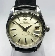 Tudor Prince Oysterdate Big Rose Automatic . 34mm Case. Date. Secs. `S. 2