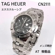 TAG Heuer — TAG Heuer 2000 CN2111 Automatic Chronograph Black Dial — Watch — resale