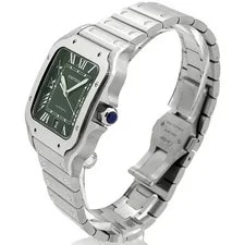 Cartier Santos de LM WSSA0062 Stainless Steel 39.8mm Green Dial #KRW084 3