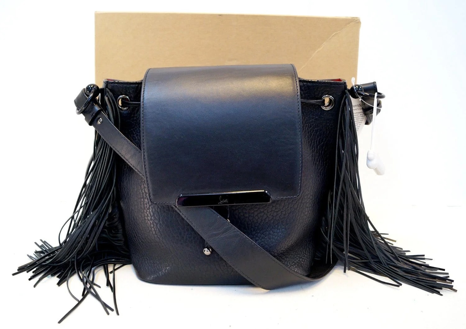 Christian Louboutin — Christian Louboutin Fringe Lucky L Backpack - Final Call — Handbag — resale