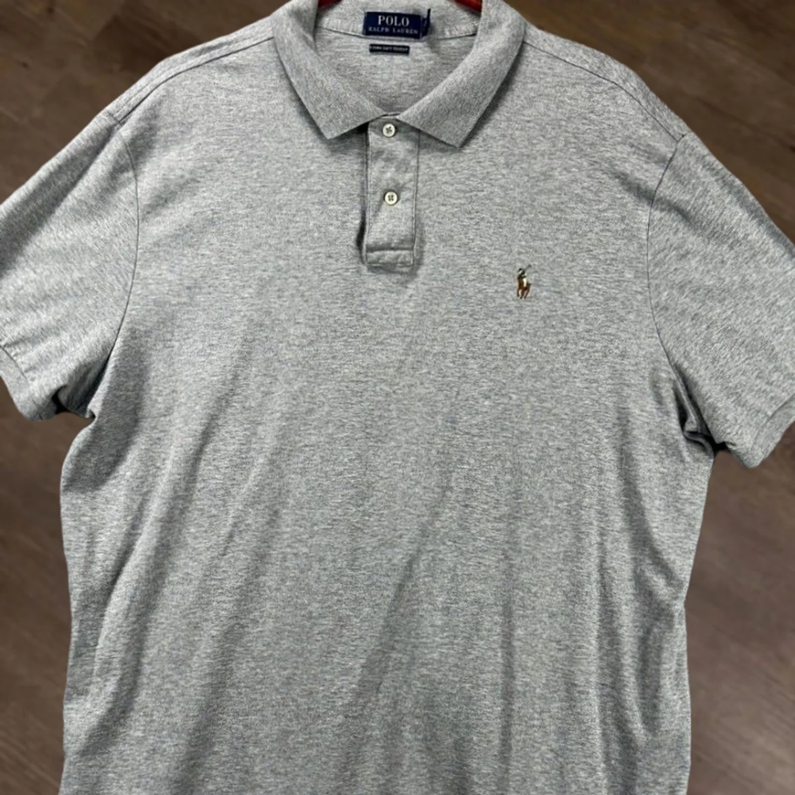 Polo Ralph Lauren — Polo Ralph Lauren Polo Shirt 2XL Pima Soft Touch Flesh Pony Rugby Short Sleeve Breathable Casual Shirt — streetwear — resale