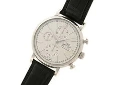 IWC Portofino Chronograph IW391007 Stainless Steel 42mm Silver Dial #DW530 2