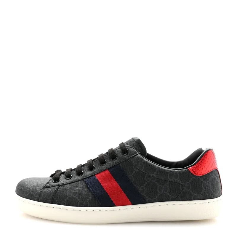 Gucci — Monogram Ayers Web New Ace Sneakers 8 — Sneaker — resale