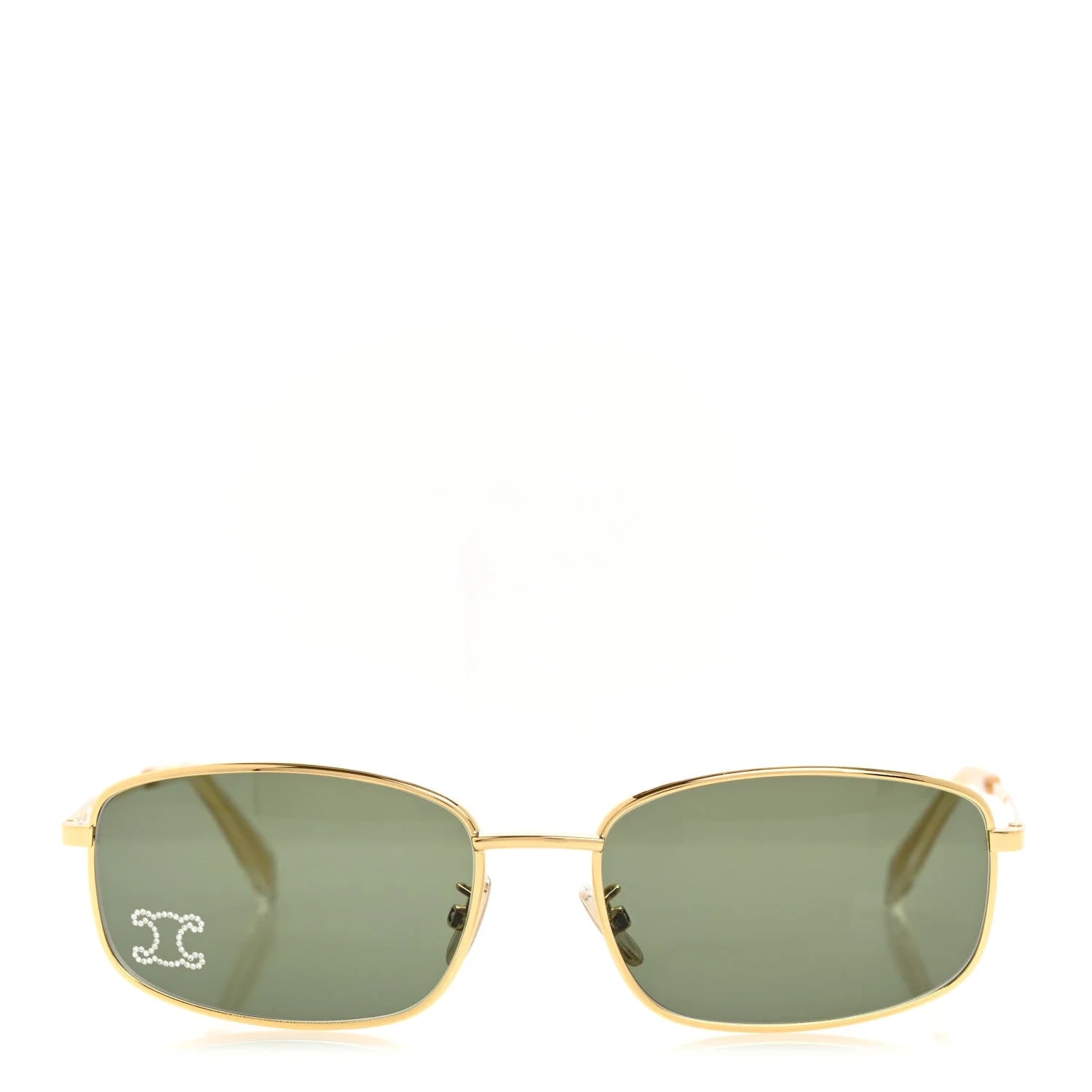 Metal Rhinestone Sunglasses CL40285U 4