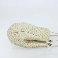 Bottega Veneta White Gold Auth bs33402 3