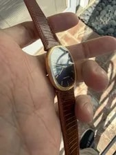 Patek Philippe Golden Ellipse 3848J 18k Yellow Gold Blue Dial Manual 27mm 2