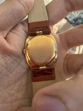 Patek Philippe Golden Ellipse 3848J 18k Yellow Gold Blue Dial Manual 27mm 4