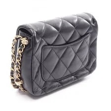 Chanel Matelasse Small Flap Chain GHW CC Logo 2