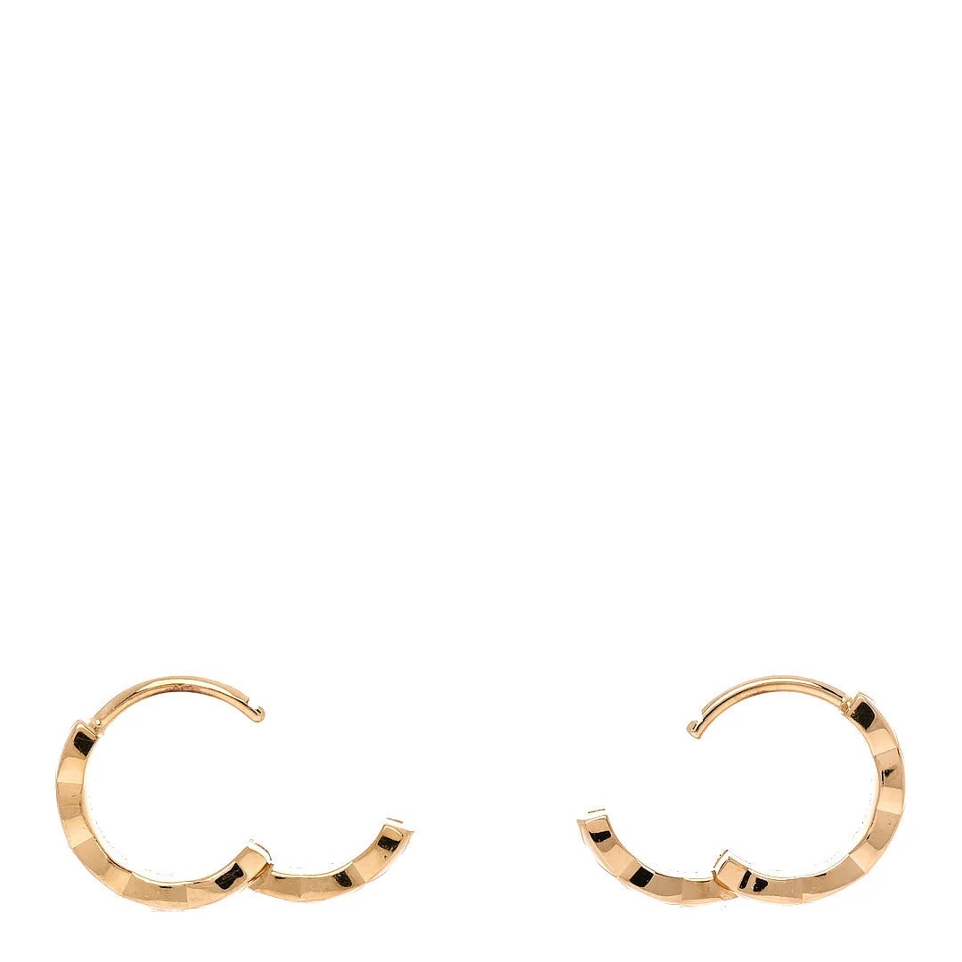 18K Yellow Gold Coco Crush Hoop 3