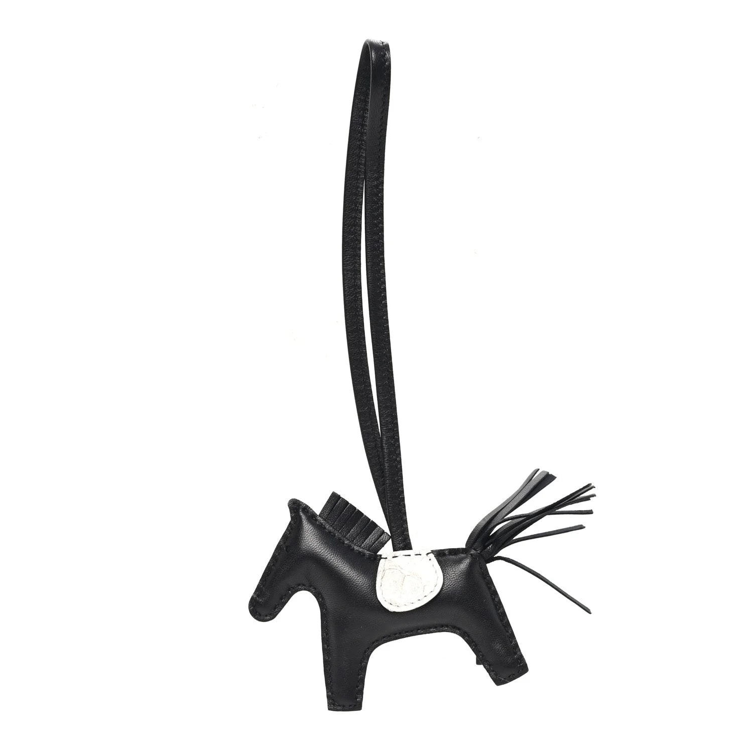 Hermès — Milo Matte Niloticus Himalaya Touch Grigri Rodeo Horse Bag Charm — Accessory — resale