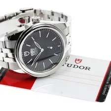 Tudor Glamour 57000 Double Date Black Dial Automatic Watch_950628 2