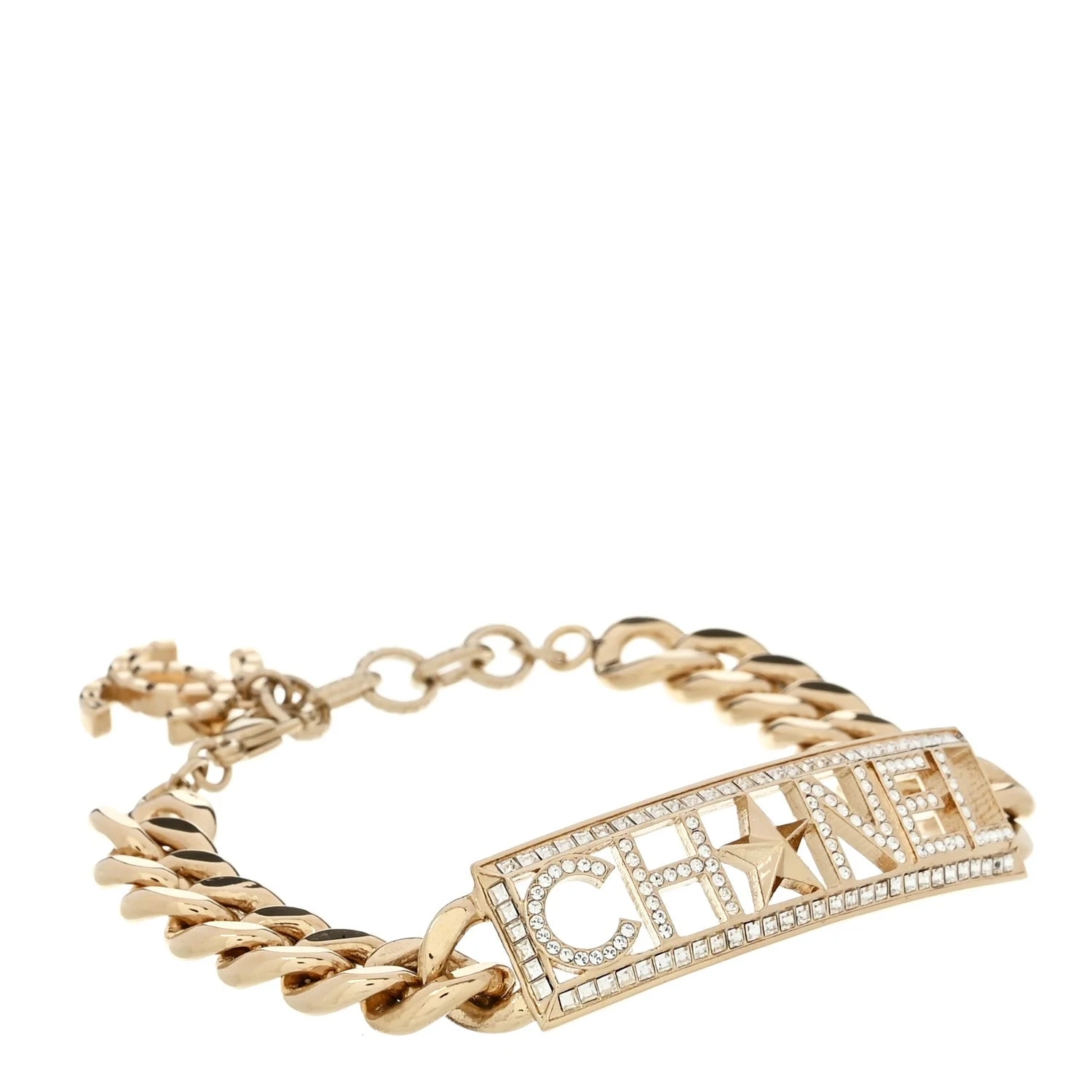Chanel — Chain Baguette Logo Star — Jewelry — resale
