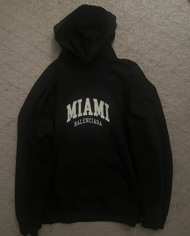 Balenciaga — Balenciaga Miami Hoodie — streetwear — resale