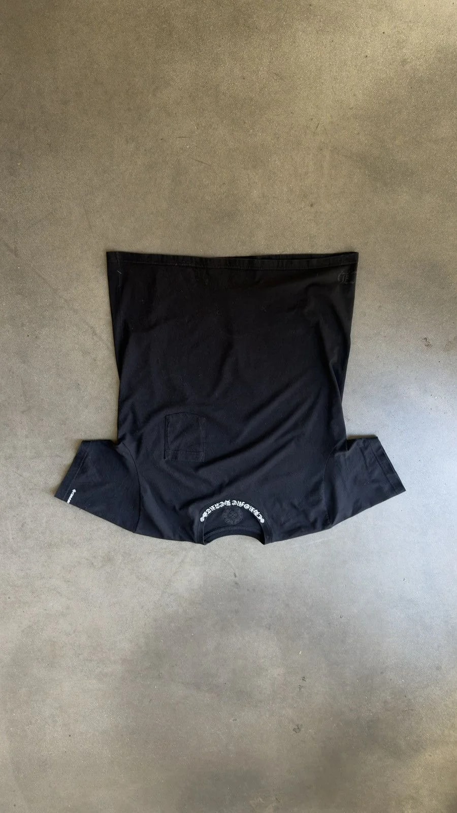 Chrome Hearts — ! Hearts Neck Logo T-Shirt — streetwear — resale