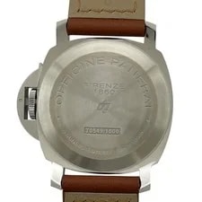 Officine Panerai Luminor Marina Logo Acciaio PAM00660 w/Box Spare Belt 4