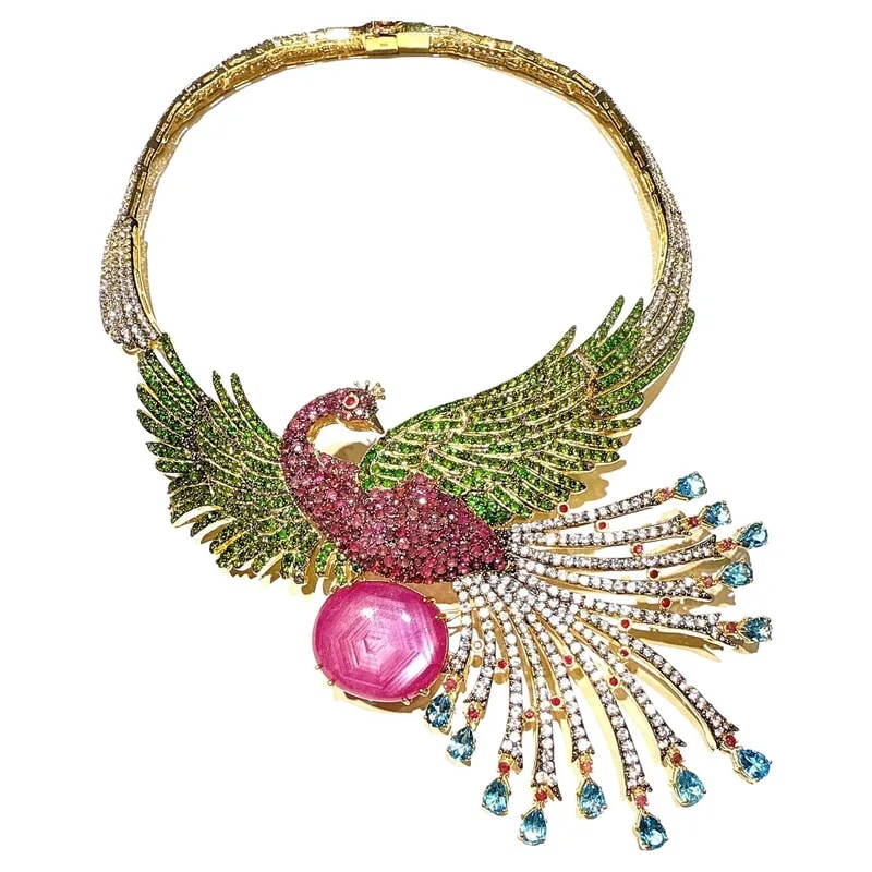 BoChic Capri Garant Peacock Set in 18K Sil 2