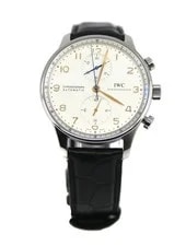 IWC — IWC Portuguese Chronograph Stainless Steel IW371445 — Watch — resale