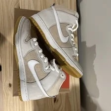 DA9626-100 Nike SB Dunk High Pro ISO Label Unbleached 2