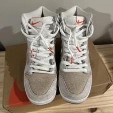DA9626-100 Nike SB Dunk High Pro ISO Label Unbleached 4