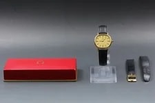 "Near +++ w/Box" Omega de Ville Gold Dial 32mm Manual From Japan 2
