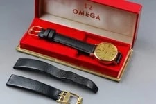 "Near +++ w/Box" Omega de Ville Gold Dial 32mm Manual From Japan 3