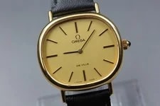"Near +++ w/Box" Omega de Ville Gold Dial 32mm Manual From Japan 4