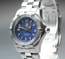 TAG Heuer — "N " TAG Heuer 2000 Professional WK1313 Blue Quartz From Japan — Watch — resale