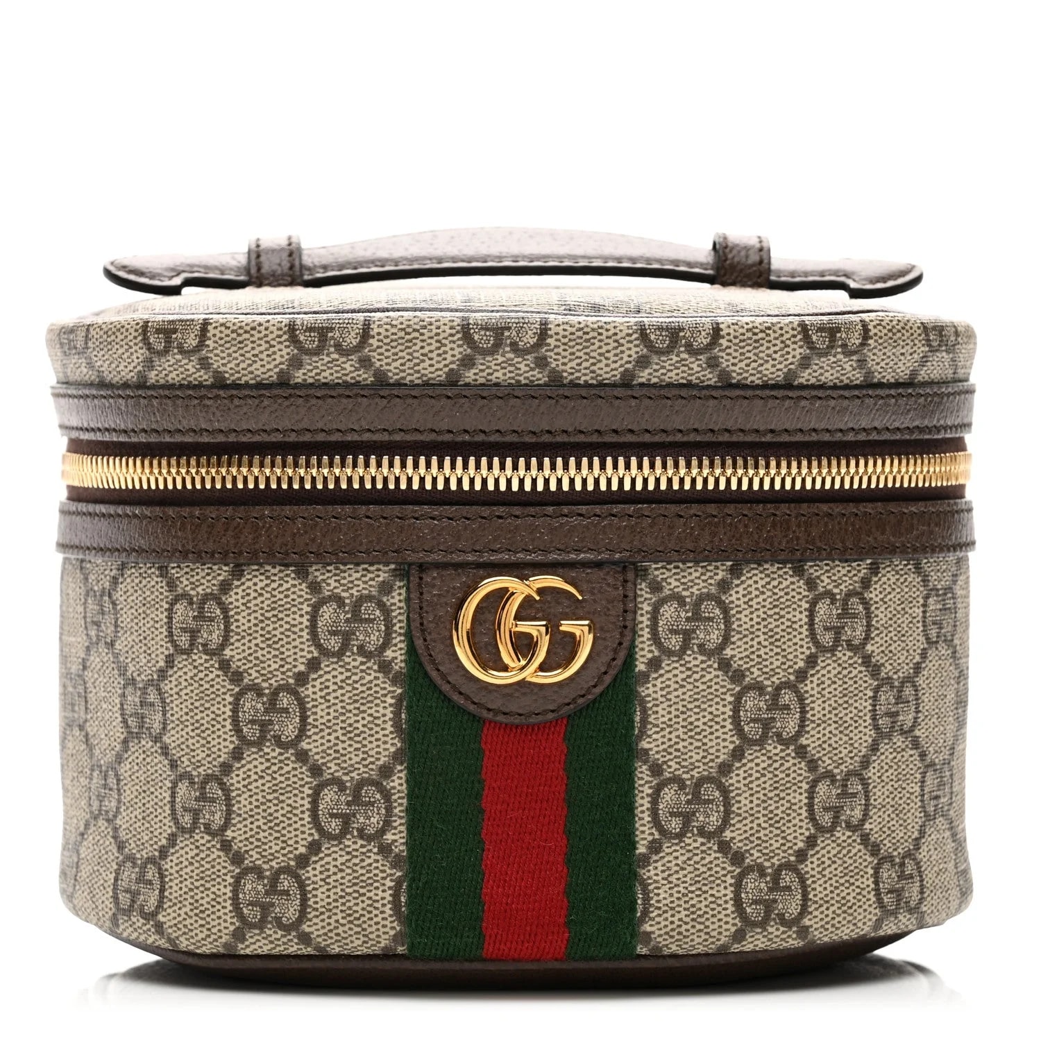 Gucci — Textured Web Large Ophidia Cosmetic Case New Acero — Accessory — resale