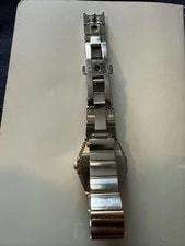 Omega Constellation Quartz Supernova Steel & 18k Rose Gold Diamond Bezel 2