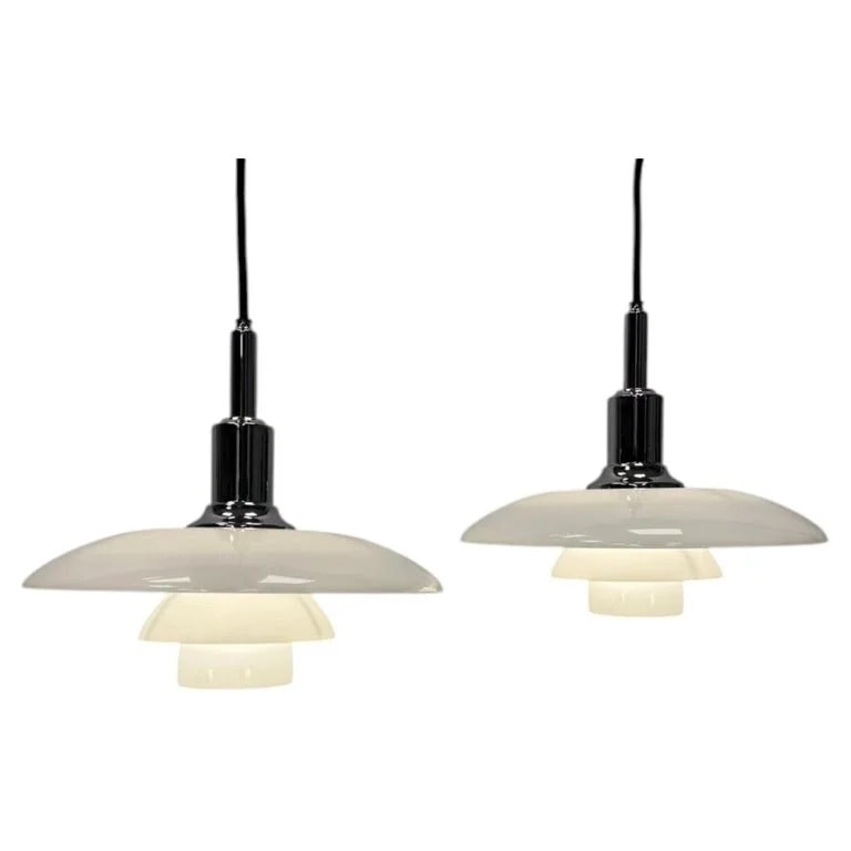 Poul Henningsen — PH 3/2 Pendant in Opaline By Poul Henningsen for Louis — lighting — resale
