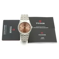 Tudor Royal 38 Salmon Rose Dial Diamond M28500 Steel 155431943 3