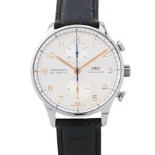 IWC — IWC Chronograph Portugieser IW371604 Stainless Steel / Leather 41mm #TZW1369 — Watch — resale