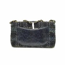 Chanel 2019 Flap 26cm Medium Woolen Fabric P216144457 4