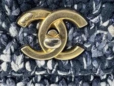 Chanel Coco Top Handle Flap White Gold Crossbody Strap ￼ 3