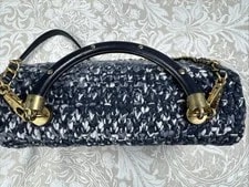 Chanel Coco Top Handle Flap White Gold Crossbody Strap ￼ 4