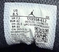 Size 8.5 - Jordan 1 Low 2