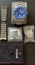 Tudor Pelagos 42mm, 25600TB, Blue Dial, New Crystal, Extra Jubilee Bracelet 2